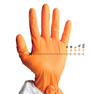 Перчатки трикотажные c нитриловым покрытием Jeta Safety JN011 серые
