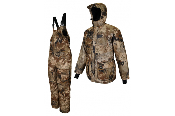 Костюм муж. "Tauren" зимний, куртка/полукомб., тк./подкл.Alova Premium/Fleece,кмф"Beigecloud" К-471