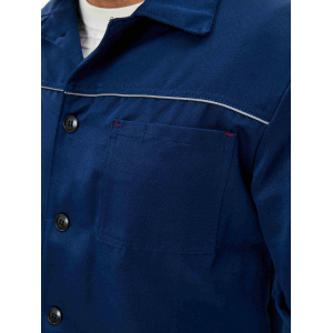 Халат мужской "Валент" т-синий