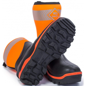 Cапоги ПУ/НИТРИЛ С921 NEO BOOTS MIDI (ТЗРО) мужские, ком. подн и кев.стел, утеплен., оранж. (-30°С)