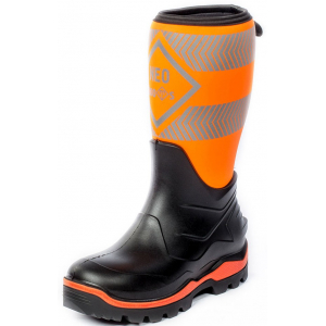 Cапоги ПУ/НИТРИЛ С920 NEO BOOTS (ТЗРО) мужские, комп. подн и кевл.стел, утеплен., оранжевые (-30°С)