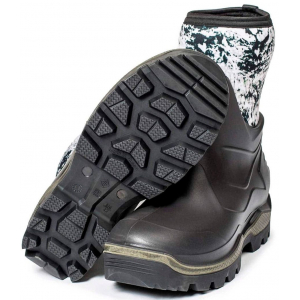 Сапоги ПУ/НИТРИЛ С951 HARWELD MINI FROST (ТЗРО) мужские, утепленные, черно-белые (-35°С)
