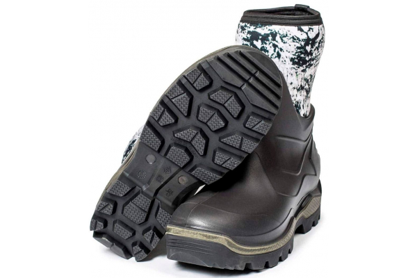 Сапоги ПУ/НИТРИЛ С951 HARWELD MINI FROST (ТЗРО) мужские, утепленные, черно-белые (-35°С)